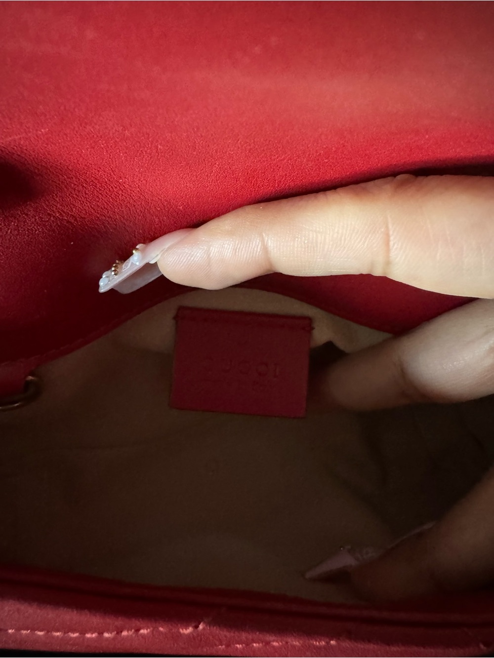 Gucci Red GG Mini - Picture 7 of 11